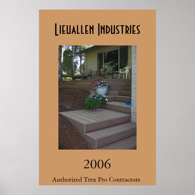 Poster Industries Lieuallen (Devant)