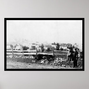 Poster Infanterie et camp à Tenallytown 1864