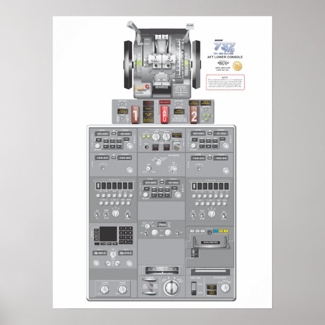 Poster inférieur de 737NG (Devant)