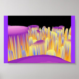 Poster Infini de canyon de sucrerie