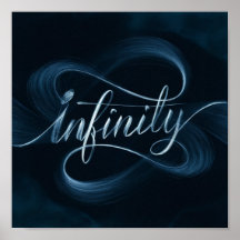 Infinité - Calligraphie anglaise