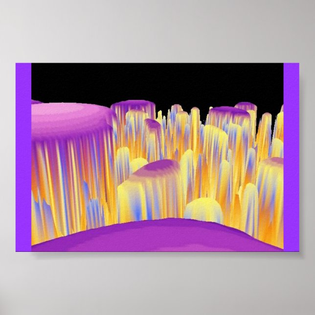 Poster Infinité du canyon de bonbons (Devant)