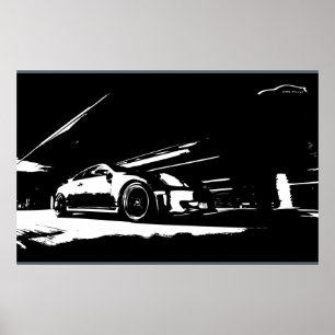 Poster Infiniti G35 Coupe Rolling Shot