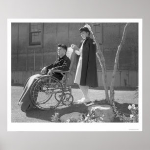 Poster Infirmière Aiko Hamaguchi & Tom Kano 1943