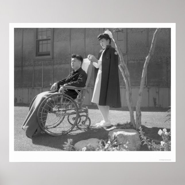 Poster Infirmière Aiko Hamaguchi & Tom Kano 1943 (Devant)