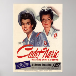 Poster Infirmière cadette