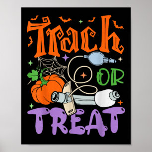 Poster Infirmière D'Halloween Icu Rn