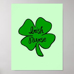 Poster Infirmière d'Irlandais