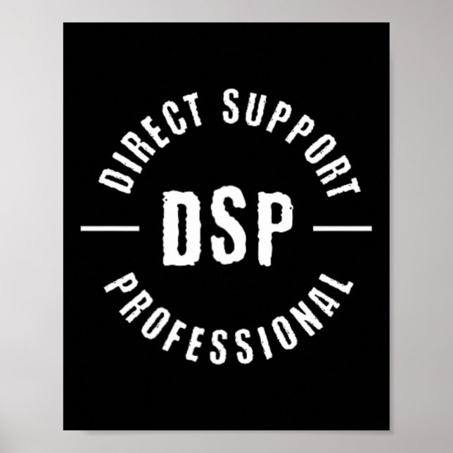 Poster Infirmière Dsp Direct Support Professionnelle Dsp (Devant)