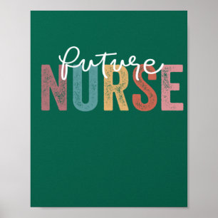 Poster Infirmière En Cours École De Soins Infirmiers Futu