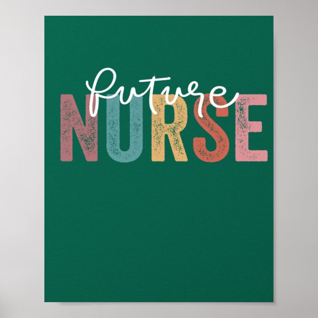 Poster Infirmière En Cours École De Soins Infirmiers Futu (Devant)