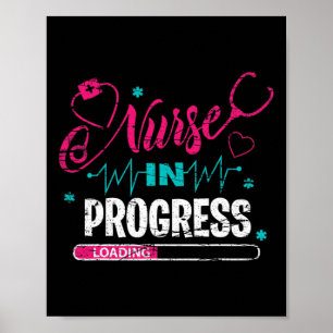 Poster Infirmière en cours Infirmière Fun Nurse