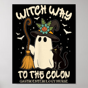 Poster Infirmière en gastroentérologie Halloween Endo Inf