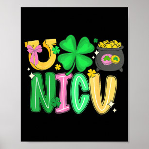 Poster Infirmière en néonatalogie de la Saint-Patrick soi