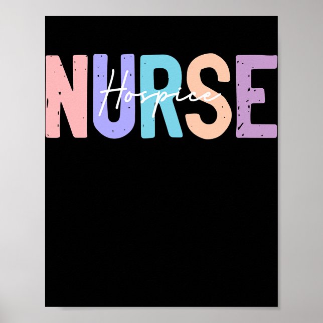 Poster Infirmière en soins infirmiers infirmière autorisé (Devant)