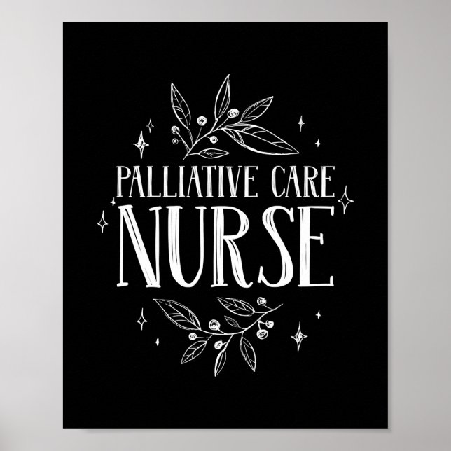 Poster Infirmière en soins palliatifs (Devant)
