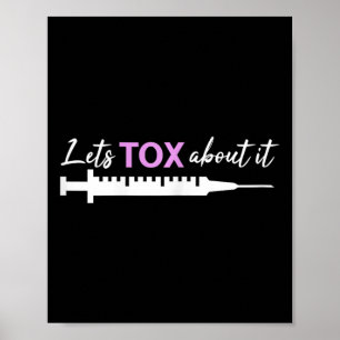 Poster Infirmière esthétique Botox Injector Cosmétique In