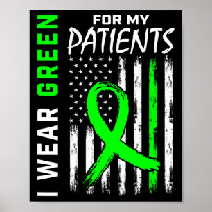 Poster Infirmière Green pour mes patients
