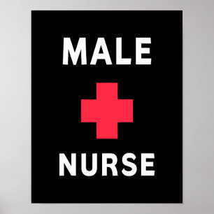 Poster Infirmière masculine