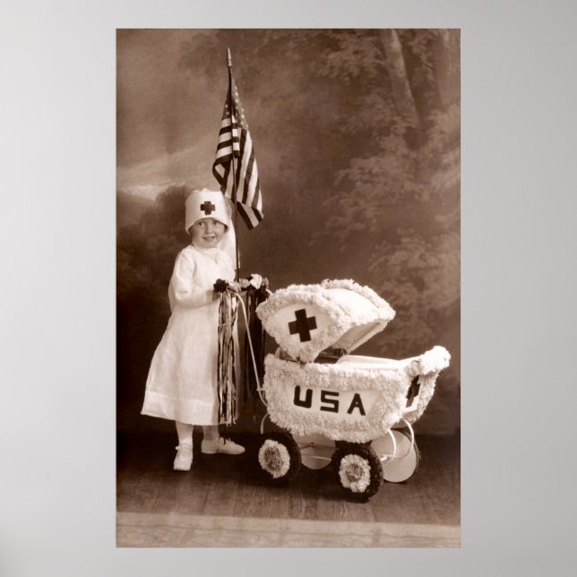 Poster Infirmière patriotique 1917 (Devant)