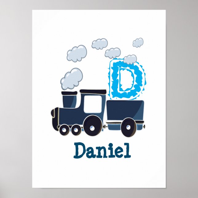 Poster Infirmière personnalisée Art pour garçon (Devant)