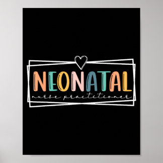 Poster Infirmière praticienne néonatale rétro Nnp