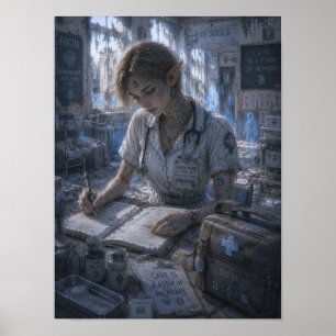Poster Infirmière scolaire / École