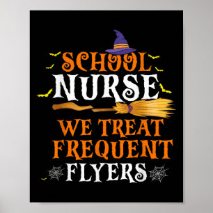 Poster Infirmière scolaire Nous traitons les voyageurs fr