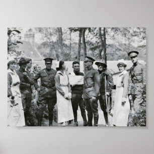 Poster Infirmières et médecins de la Première Guerre mond