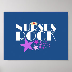 Poster Infirmières Rock
