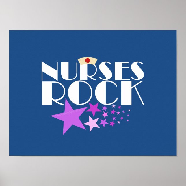 Poster Infirmières Rock (Devant)