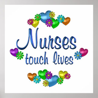 Poster Infirmières Touch Lives