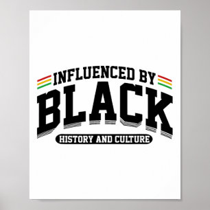 Poster Influencé par l'histoire et la culture noires Afro
