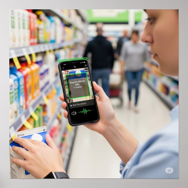 Poster Informations sur les produits accessibles (Devant)