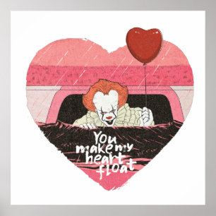 Poster informatique Pennywise - Vous faites flotter mon