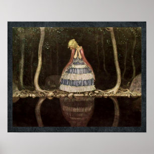 Poster Inge by the Lake Swedish Fairytale