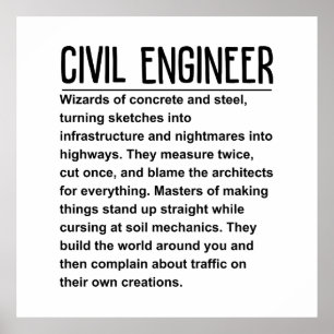Poster Ingénieur civil