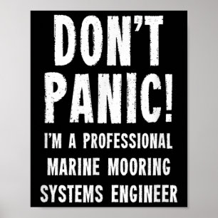 Poster Ingénieur de systèmes d'amarrage marin