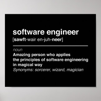 Poster ingénieur logiciel