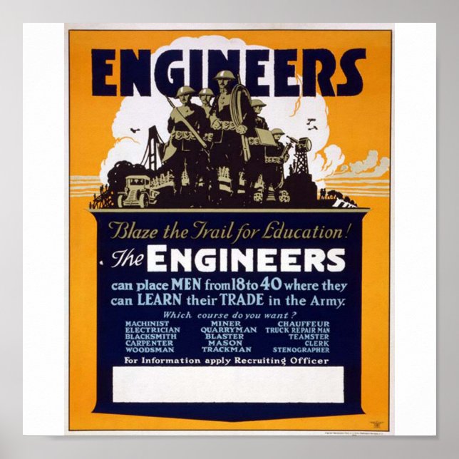 Poster Ingénieurs (Devant)