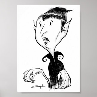 Poster Inktober - Vampire