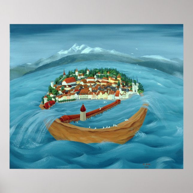 Poster Inondations de 1999 (Devant)