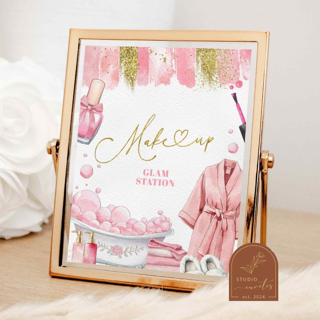 Poster Inscription du Spa de section Make (Créateur téléchargé)