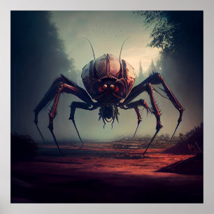 Poster insecte géant
