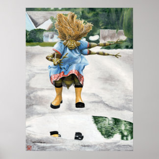 Poster Insecter le saut d'enfant Jouer l'image d'art Imag