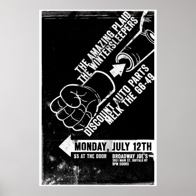 Poster insérer le poing (Devant)