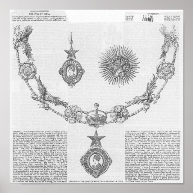 Poster Insigne de l'ordre de la coutume (Devant)