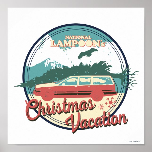 Poster Insigne de vacances de Noël de la Lampe nationale (Devant)