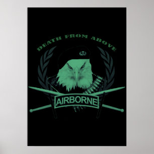 Poster Insigne militaire des troupes aéroportées