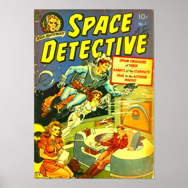 Poster Inspecteur de l'espace — Opium Smugglers de Vénus (Devant)